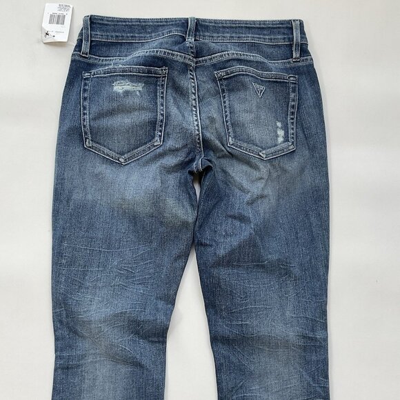 Guess Women’s Kate Skinny Low Rise Jeans Distressed Size 27 - Picture 12 of 14
